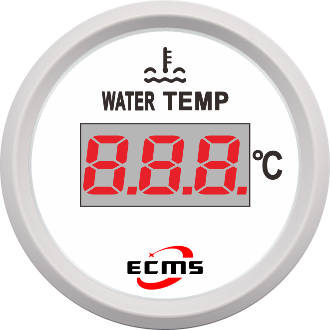 ECC-Digital water temperature gauge