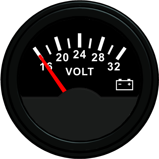 ECCS-Voltmeter 24V