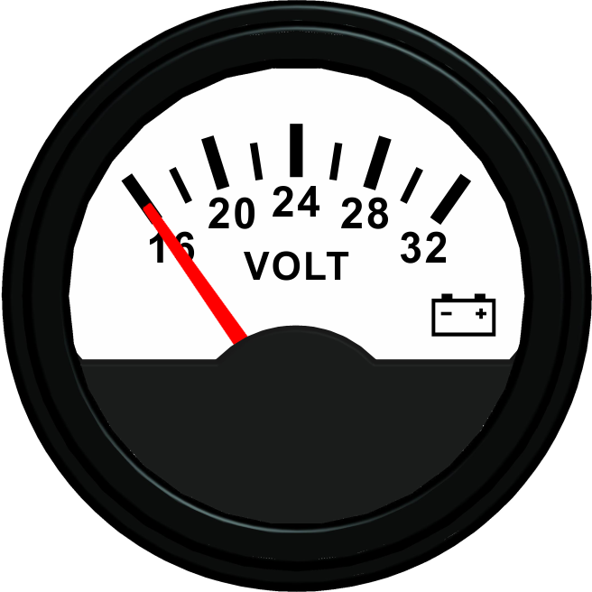 ECCS-Voltmeter 24V