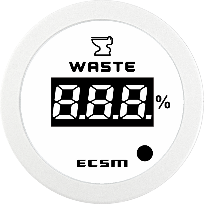 ECT-Digital waste level gauge(with high level alarm light)