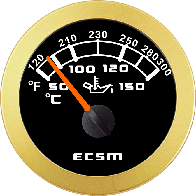 ECT-Oil temperature gauge