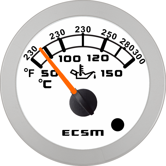 ECT-Oil temperature gauge(with high temperature alarm light)