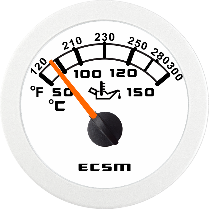 ECT-Oil temperature gauge