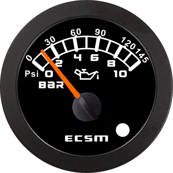 ECT-Pressure gauge 10Bar(with low pressure alarm light)