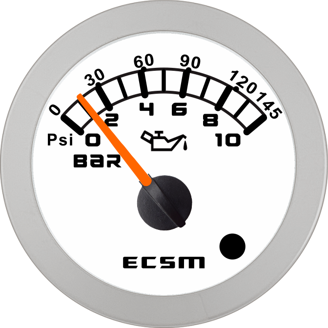 ECT-Pressure gauge 10Bar(with low pressure alarm light)