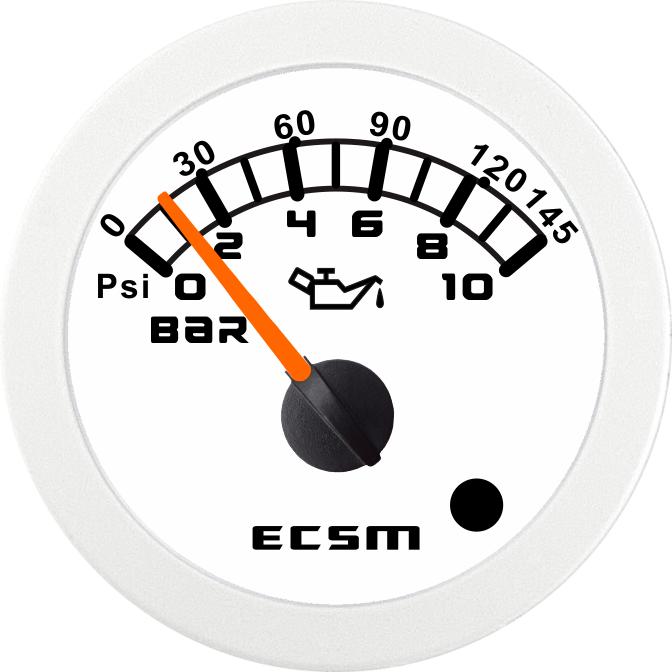 ECT-Pressure gauge 10Bar(with low pressure alarm light)