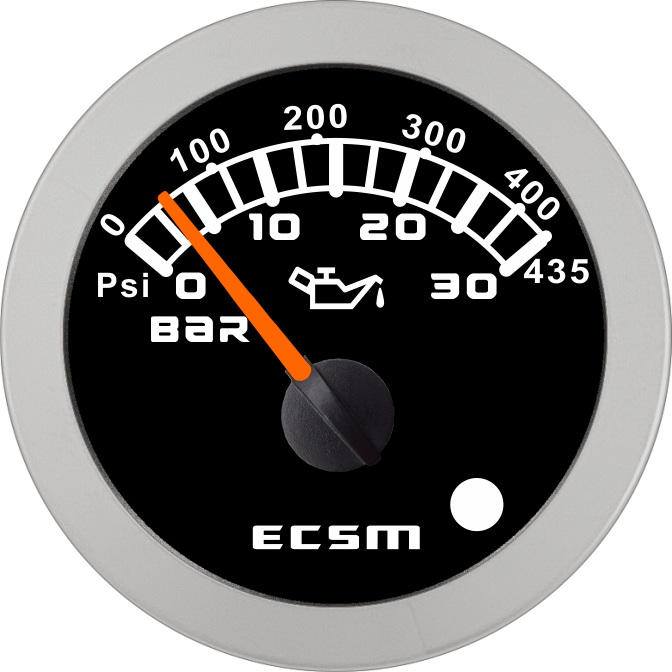 ECT-Pressure gauge 30Bar(with low pressure alarm light)