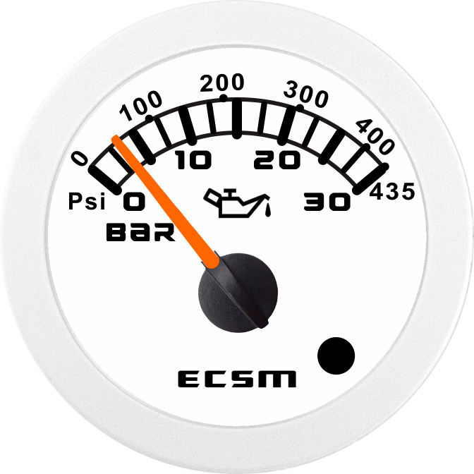 ECT-Pressure gauge 30Bar(with low pressure alarm light)