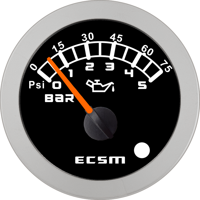 ECT-Pressure gauge 5Bar(with low pressure alarm)