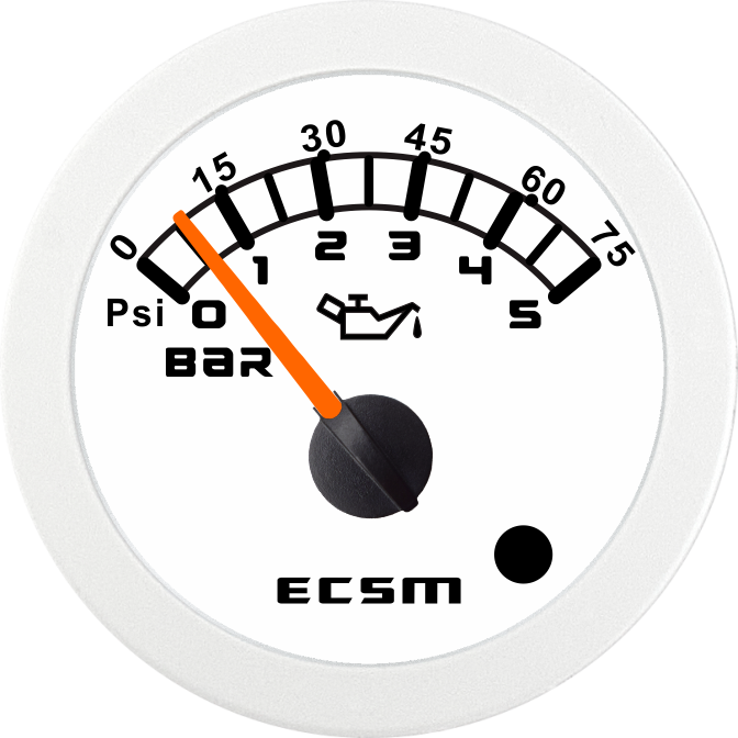 ECT-Pressure gauge 5Bar(with low pressure alarm)