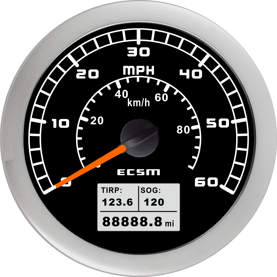 ECT-GPS speedometer 60MPH