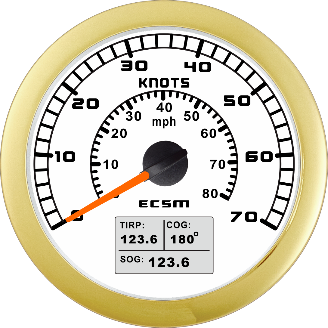 ECT-GPS speedometer 70Knots