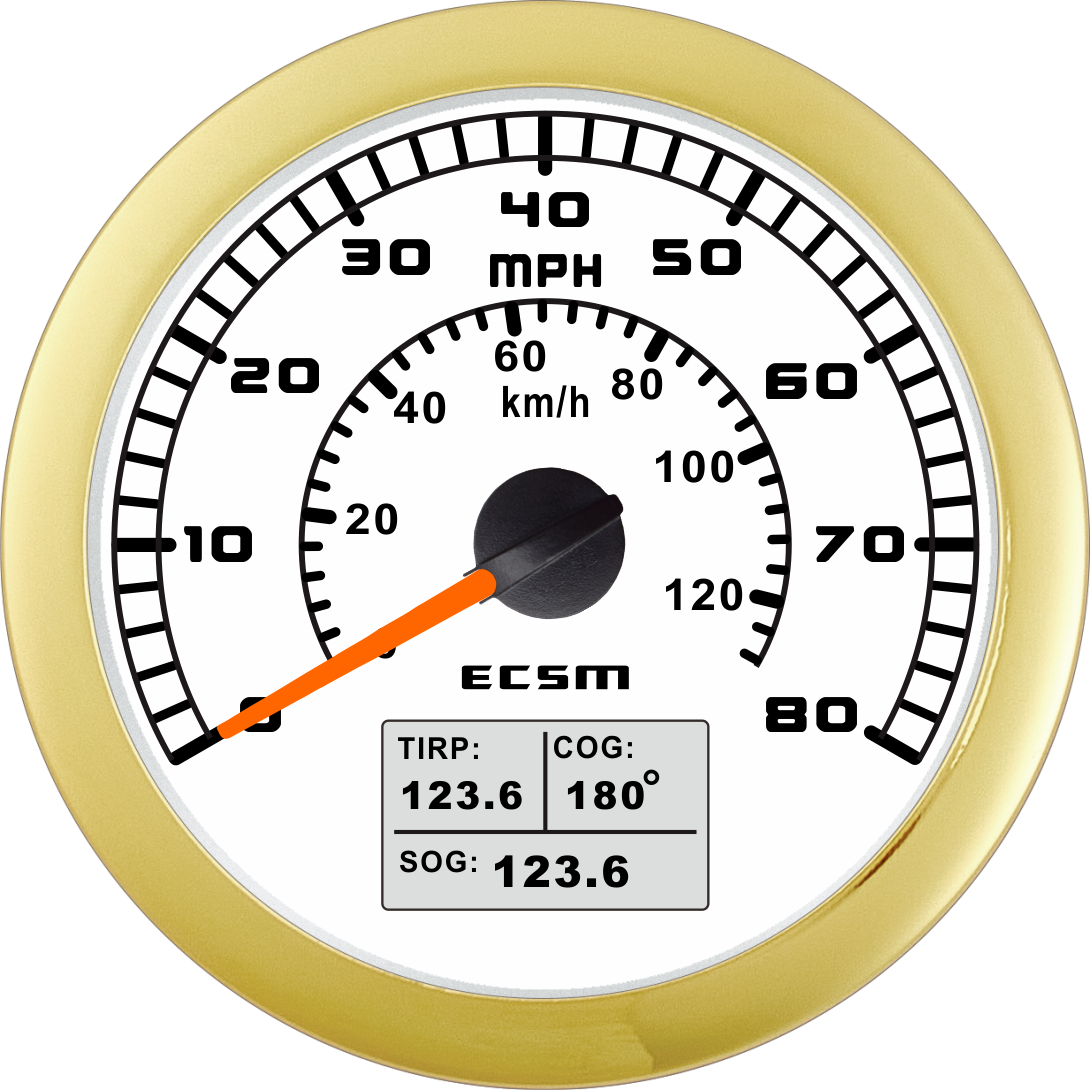 ECT-GPS speedometer 80MPH