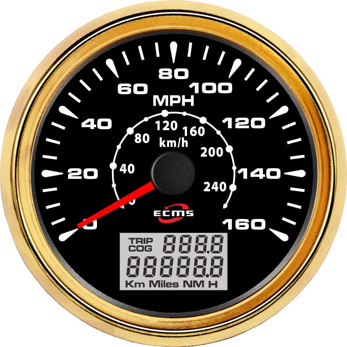 ECH-GPS speedometer  160MPH