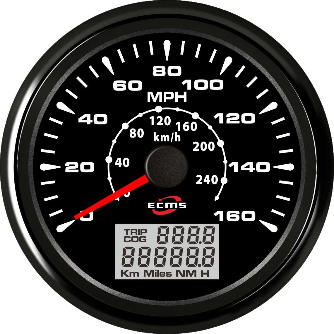 ECH-GPS speedometer  160MPH