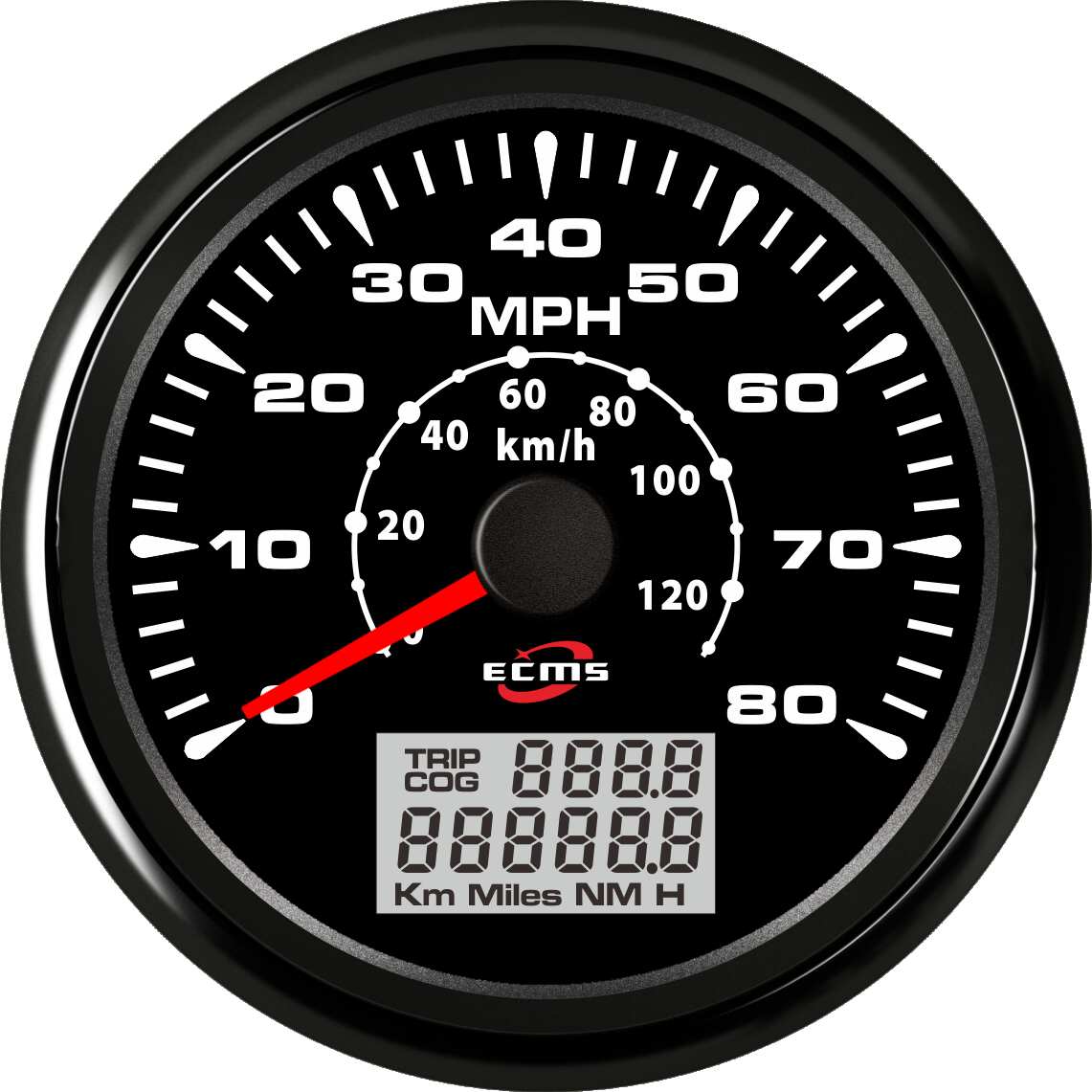 ECH-GPS speedometer  80MPH