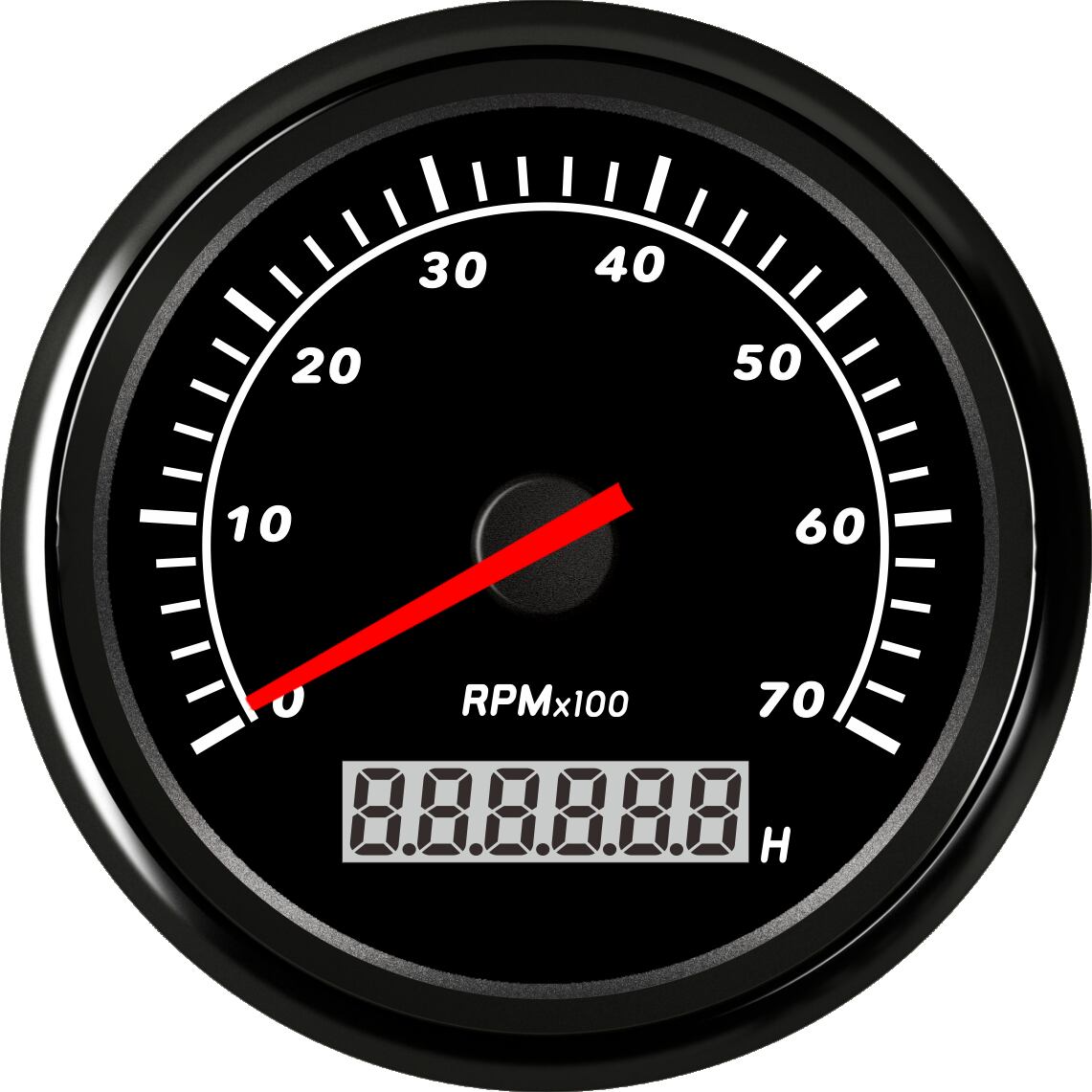 ECCW-Tachometer 7000RPM