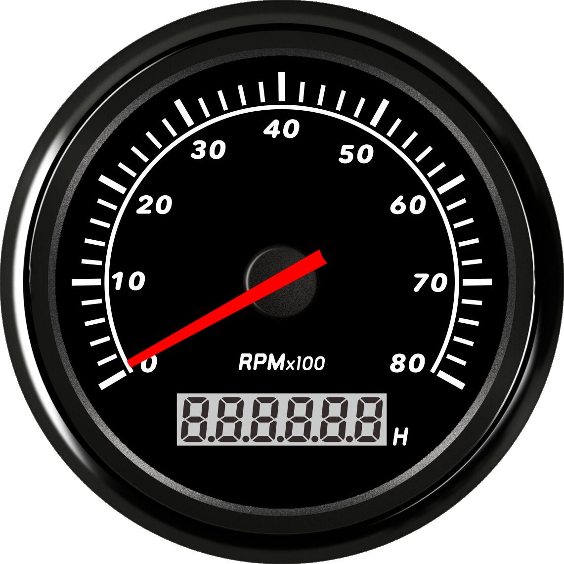 ECCW-Tachometer 8000RPM