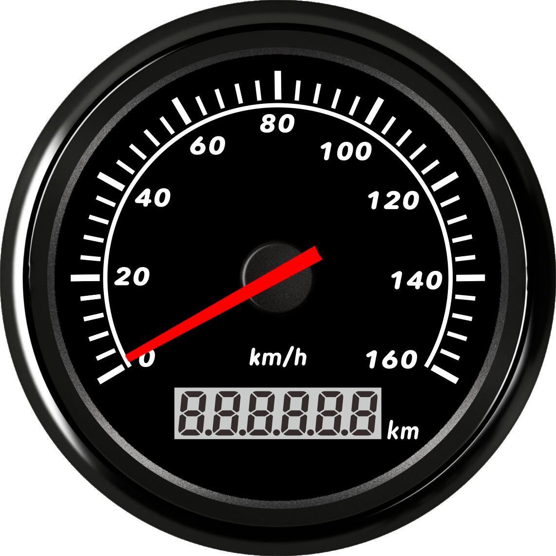 ECCW-Speedometer 160Kmh