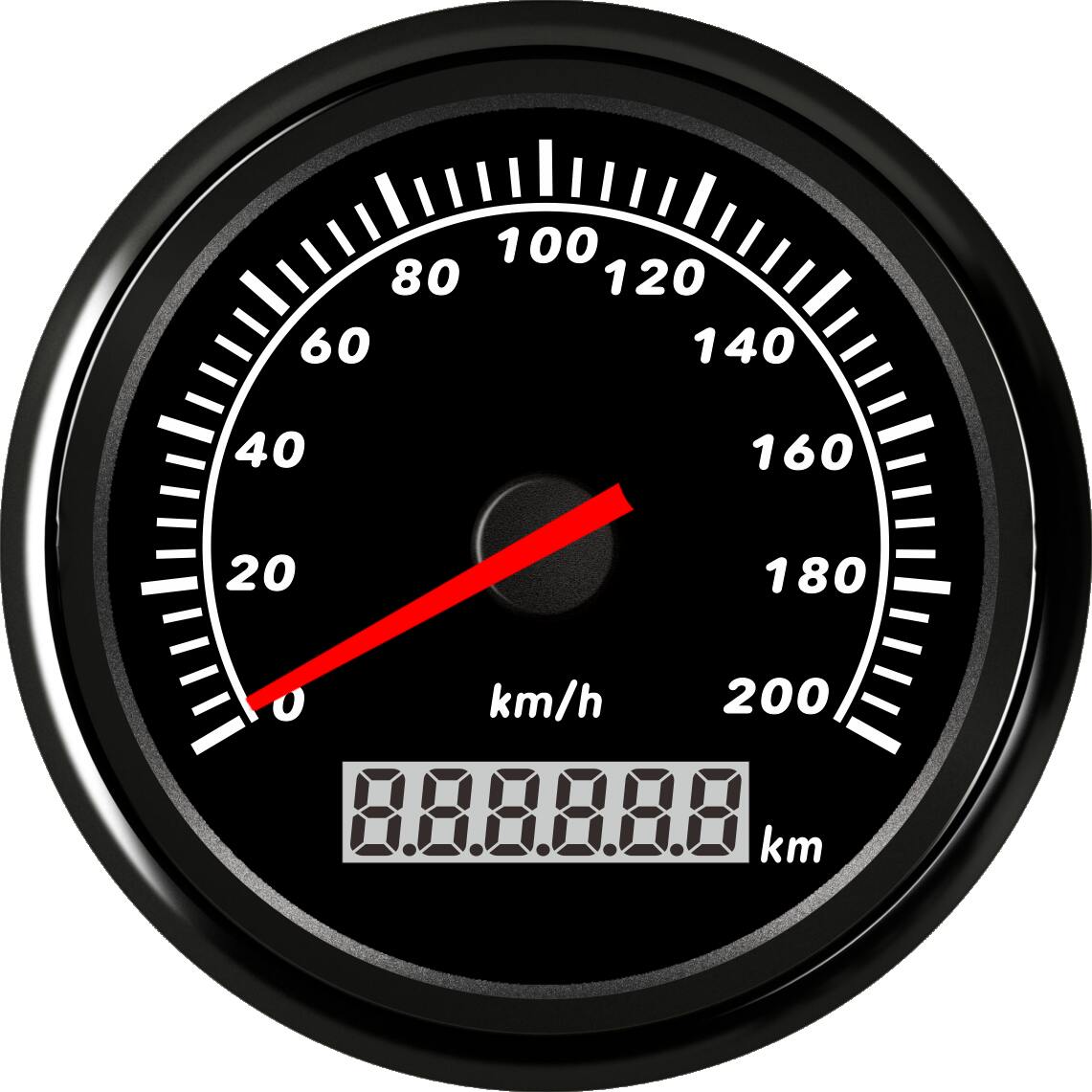 ECCW-Speedometer 200Kmh