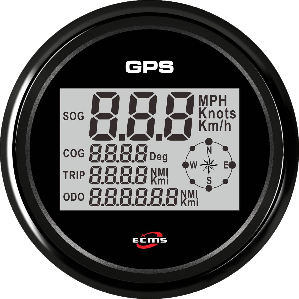 ECH-Digital GPS speedometer