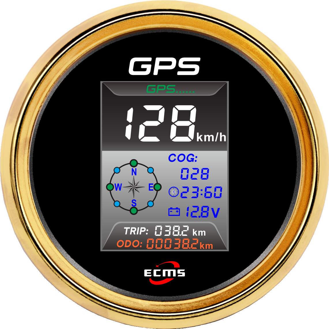 ECP/ECP2-GPS Speedometer（with clock）