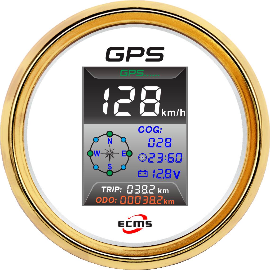 ECP/ECP2-GPS Speedometer（with clock）