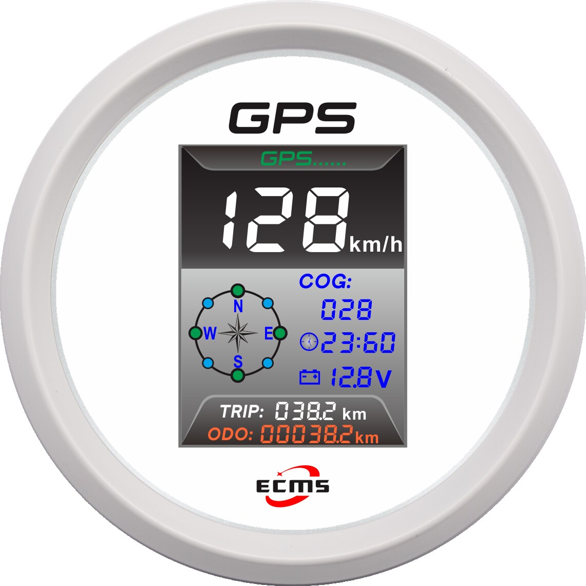 ECP/ECP2-GPS Speedometer（with clock）