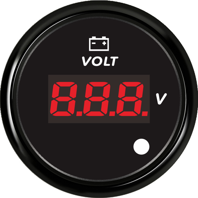 ECPC/ECPS-Digital voltmeter(with low level alarm light)