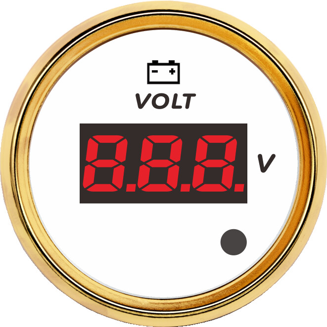 ECPC/ECPS-Digital voltmeter(with low level alarm light)