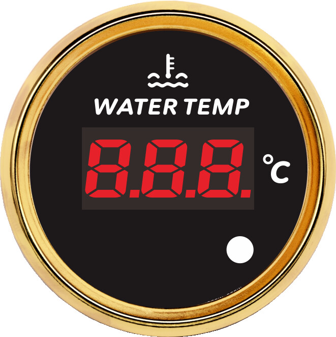 ECPC/ECPS-Digital water temperature gauge (with high temperature alarm light)