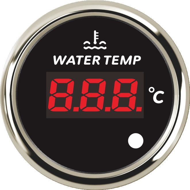 ECPC/ECPS-Digital water temperature gauge (with high temperature alarm light)