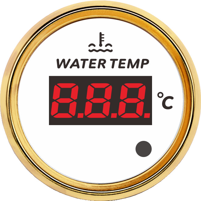 ECPC/ECPS-Digital water temperature gauge (with high temperature alarm light)