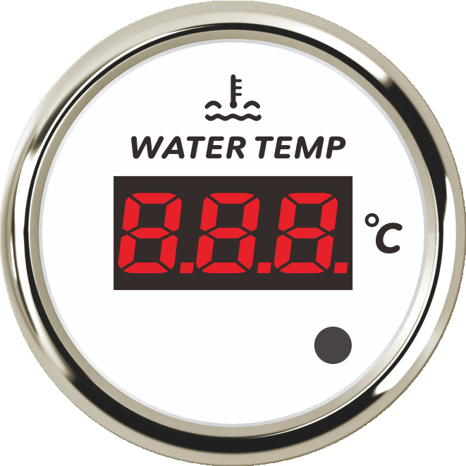 ECPC/ECPS-Digital water temperature gauge (with high temperature alarm light)