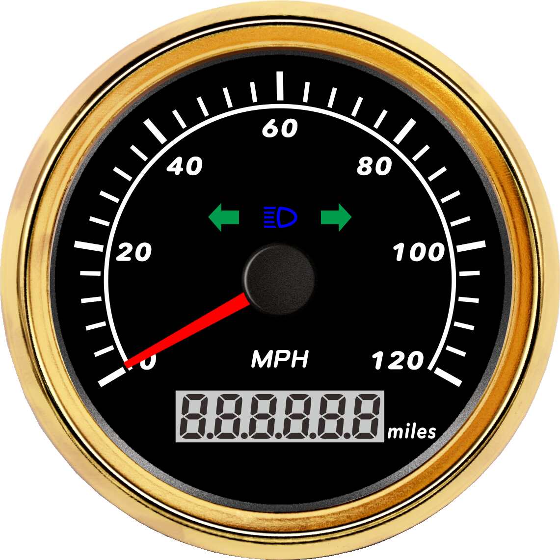 ECPC/ECPS-GPS speedometer 120 MPH