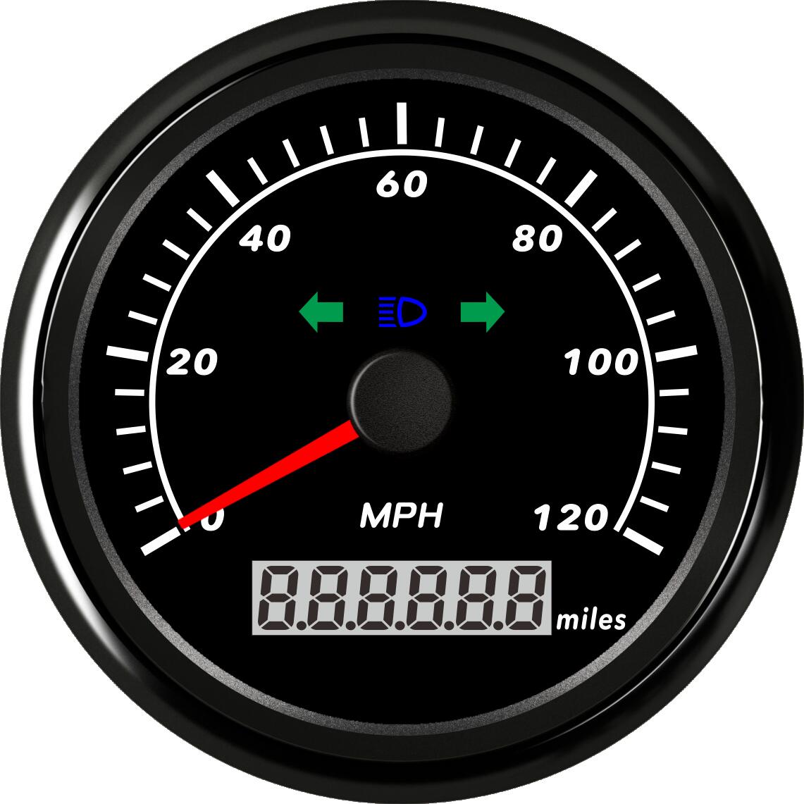 ECPC/ECPS-GPS speedometer 120 MPH