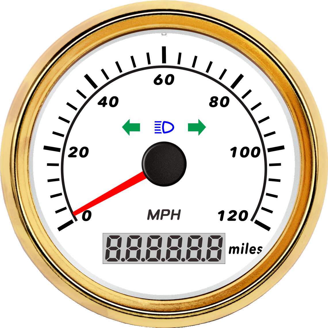 ECPC/ECPS-GPS speedometer 120 MPH