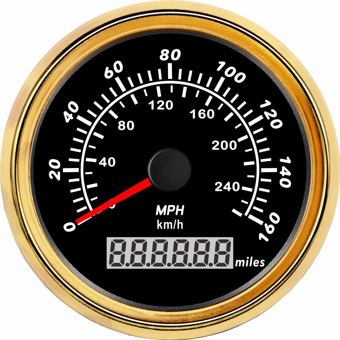 ECPC/ECPS-GPS speedometer 160 MPH