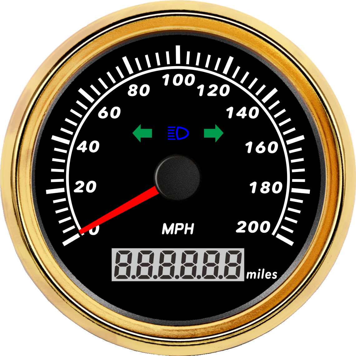 ECPC/ECPS-GPS speedometer 160 MPH