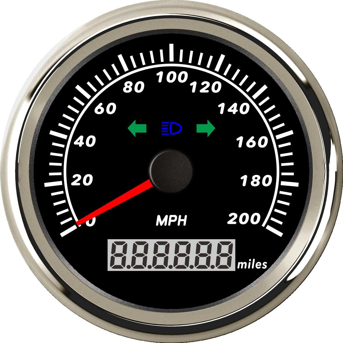 ECPC/ECPS-GPS speedometer 160 MPH