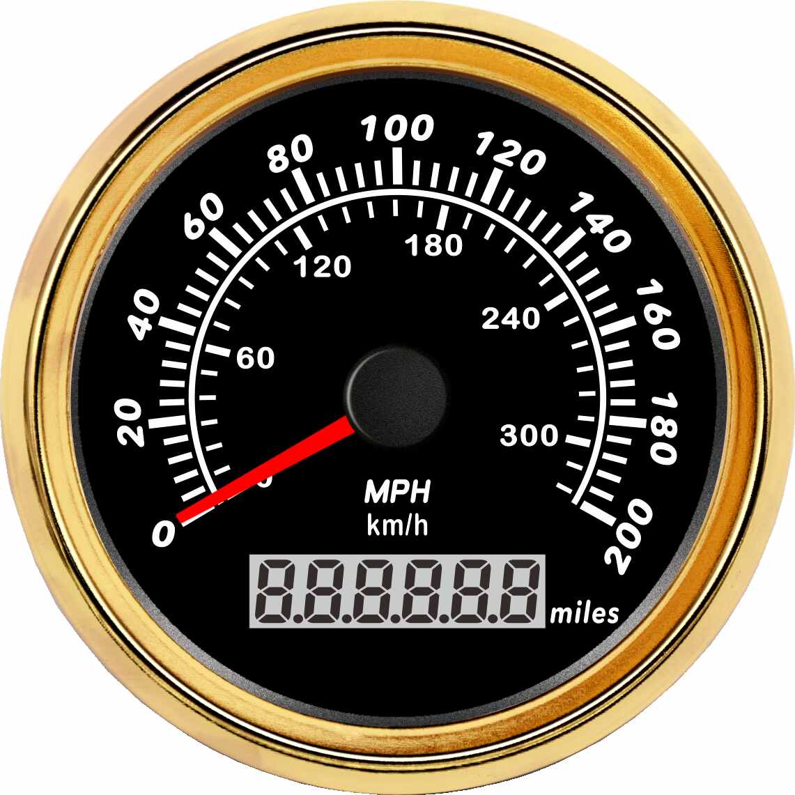 ECPC/ECPS-GPS speedometer 200 MPH