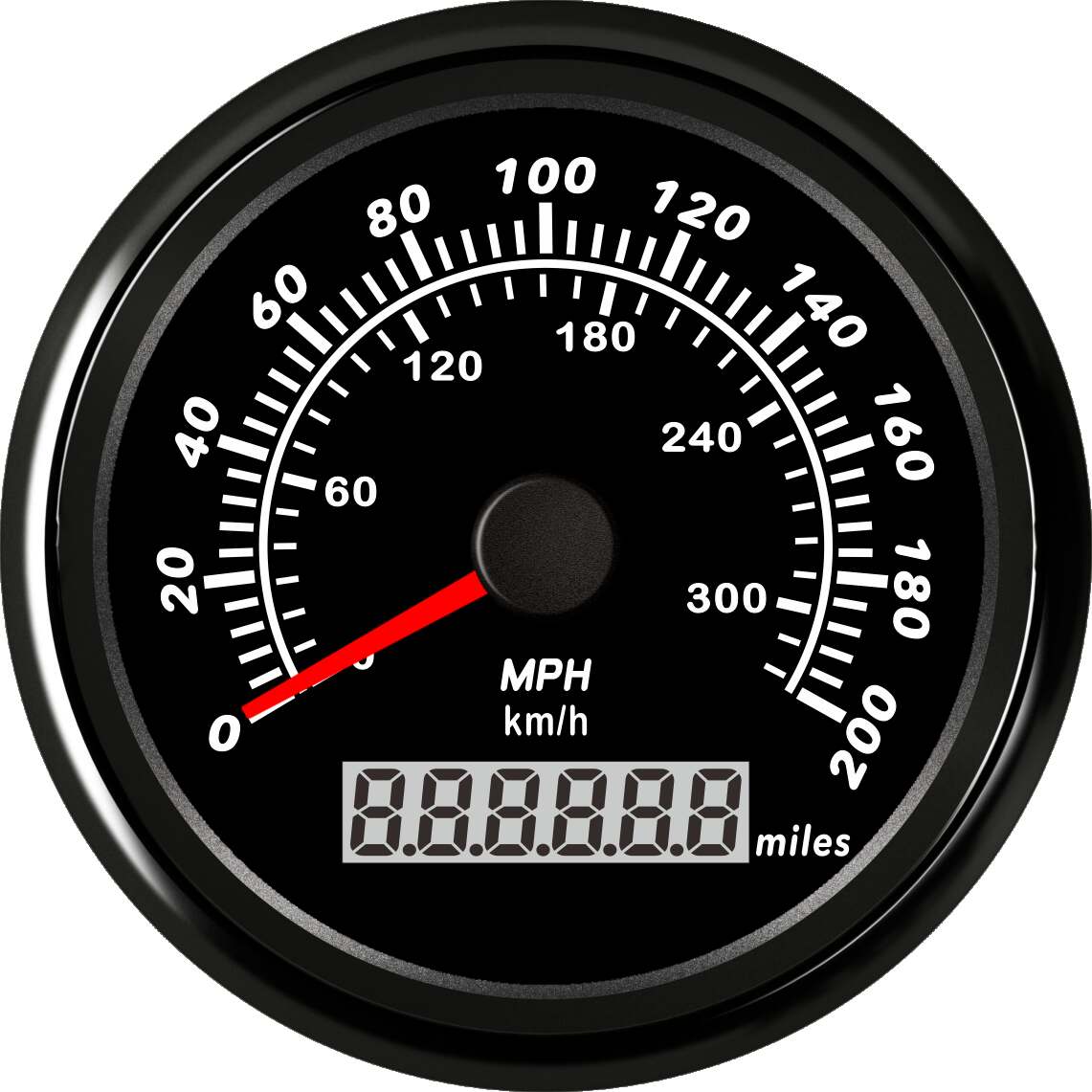 ECPC/ECPS-GPS speedometer 200 MPH