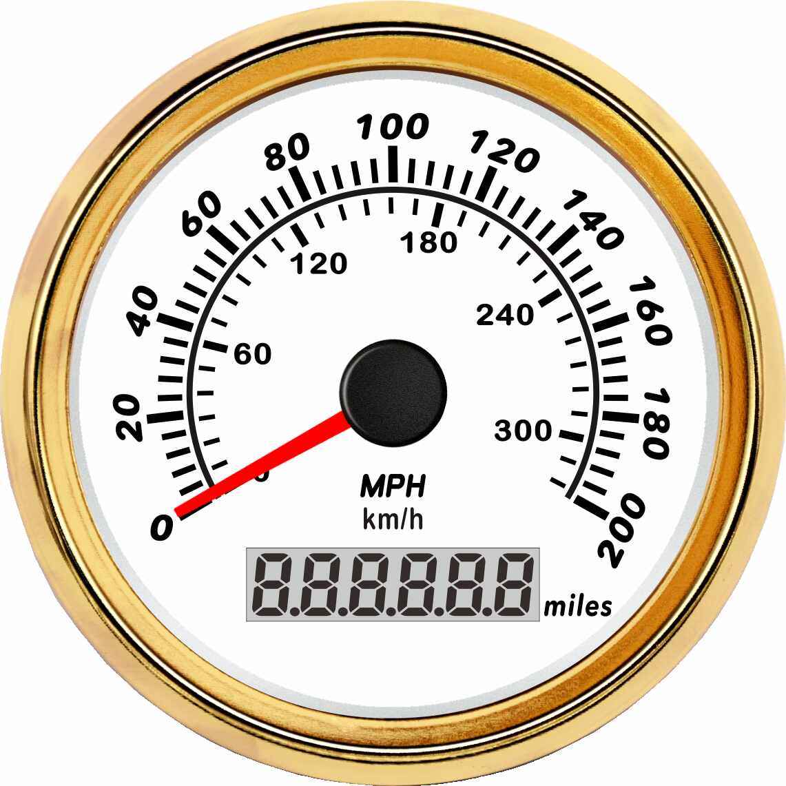 ECPC/ECPS-GPS speedometer 200 MPH