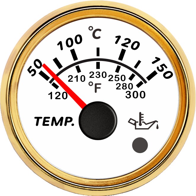 ECPC/ECPS-Oil temperature gauge(with high temperature alarm light)