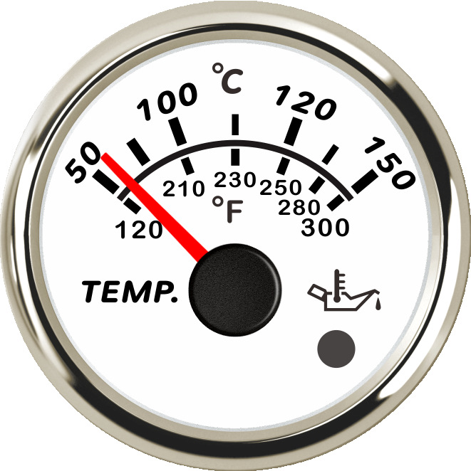 ECPC/ECPS-Oil temperature gauge(with high temperature alarm light)