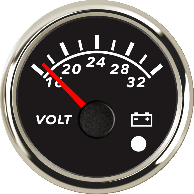 ECPC/ECPS-Voltmeter 24V(with low level alarm light)