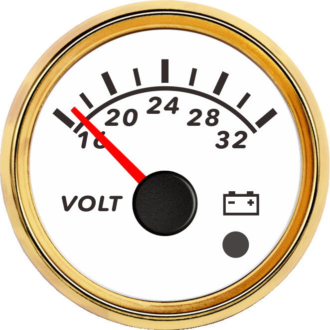 ECPC/ECPS-Voltmeter 24V(with low level alarm light)