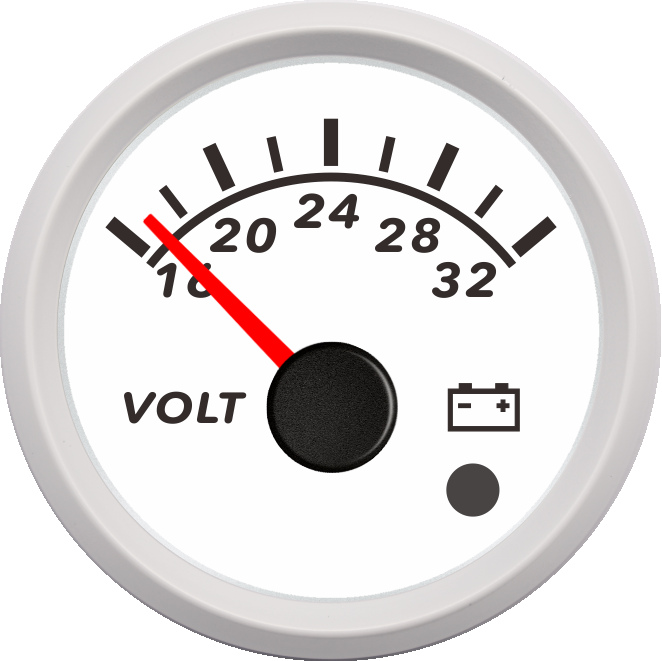 ECPC/ECPS-Voltmeter 24V(with low level alarm light)