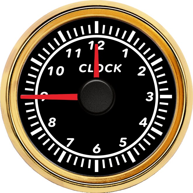 ECPC/ECPS-Clock gauge