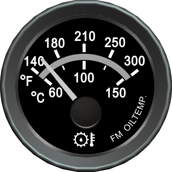 Customized items-Oil temperature guage